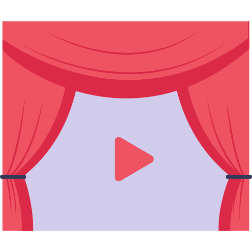 Movie theater cinema play button movie theater icon Movie theater cinema play button movie theater icon