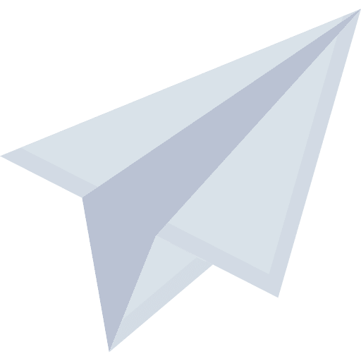 Paper plane airplane communications interface icon Paper plane airplane communications interface icon