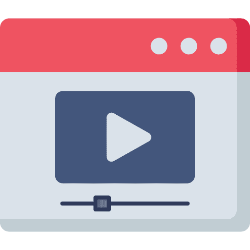 Web browser web browser play button video player icon Web browser web browser play button video player icon