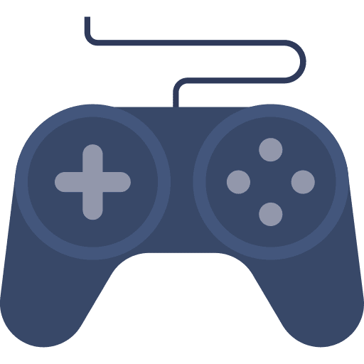 Joystick gaming technology game controller icon Joystick gaming technology game controller icon
