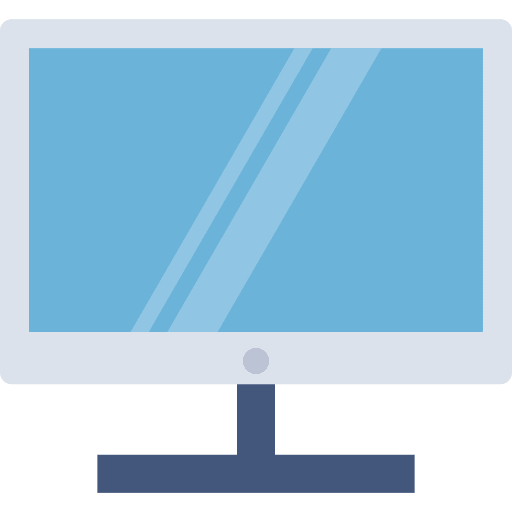 Lcd tv electronics monitor icon Lcd tv electronics monitor icon