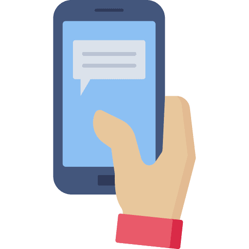 Mobile phone mobile phone speech bubble messages icon Mobile phone mobile phone speech bubble messages icon