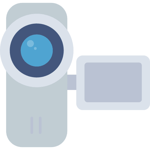 Video camera electronics record digital camera icon Video camera electronics record digital camera icon