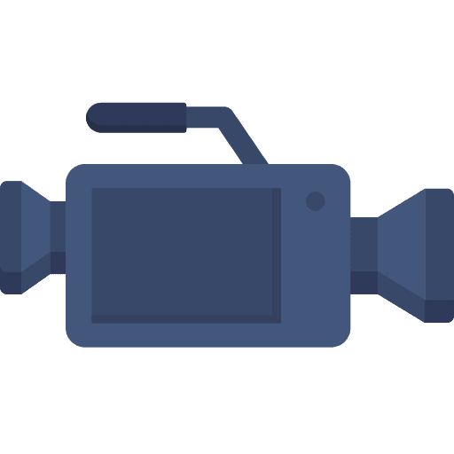 Video camera movie hobbies and free time movies icon Video camera movie hobbies and free time movies icon