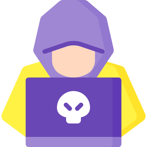 Hacker security computer avatar icon