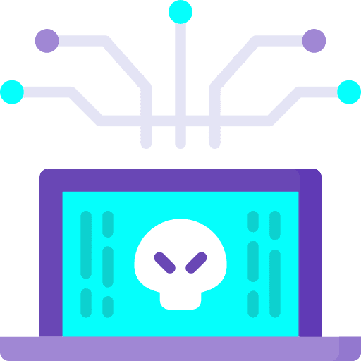 Hacker website design hacker screen icon