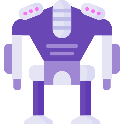 Military futuristic military robotics icon Military futuristic military robotics icon