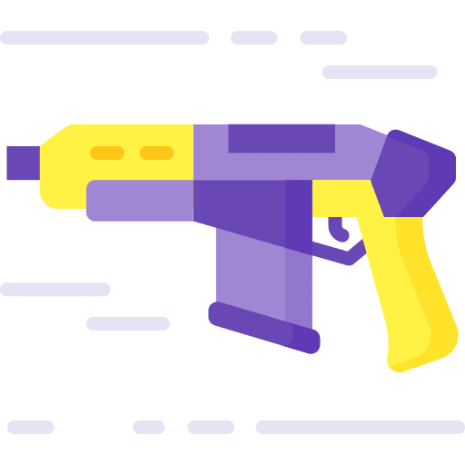 Gun futuristic miscellaneous blaster icon Gun futuristic miscellaneous blaster icon