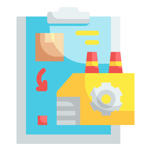 Factory storage manufacture clipboard icon Factory storage manufacture clipboard icon