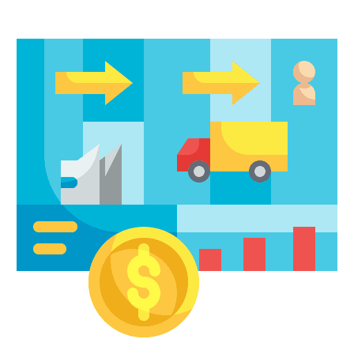 Model business and finance business model icon Model business and finance business model icon