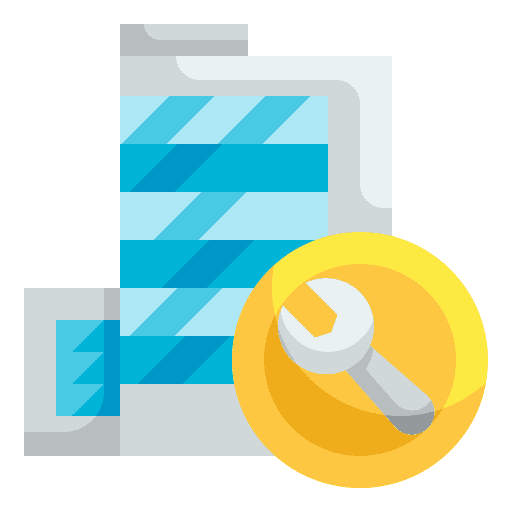 Renovation wrench repair tool icon Renovation wrench repair tool icon