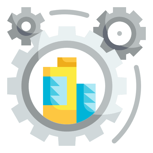 Setting industry business configuration icon Setting industry business configuration icon