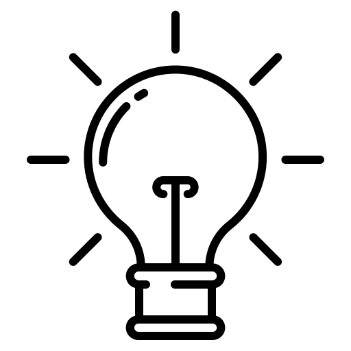 Bulb technology lightbulb bulb icon