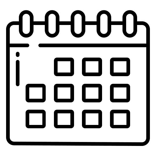 Calendar calendar time organization icon