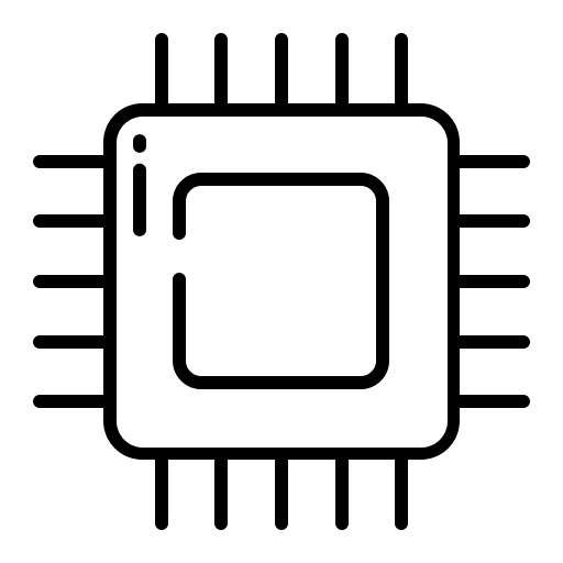 Cpu ram soc processor icon