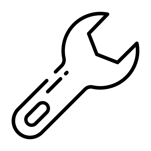 Spanner spanner repair tools and utensils icon