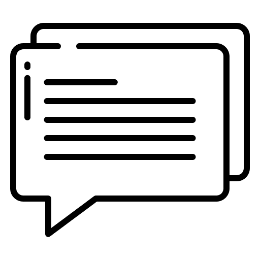 Chat conversation dialogue message icon