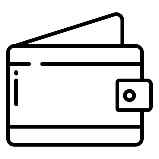 Wallet wallet business and finance holder icon