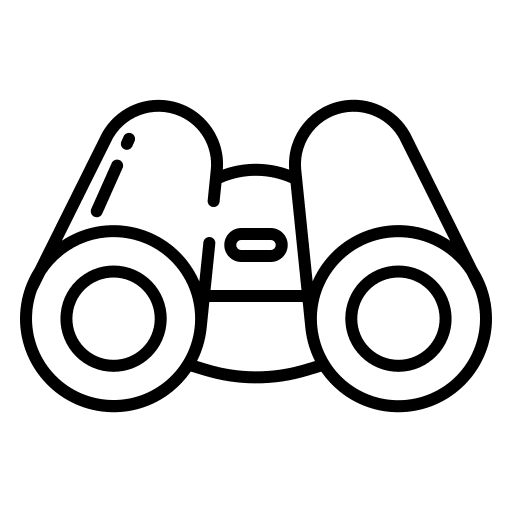 Binocular miscellaneous search spy icon