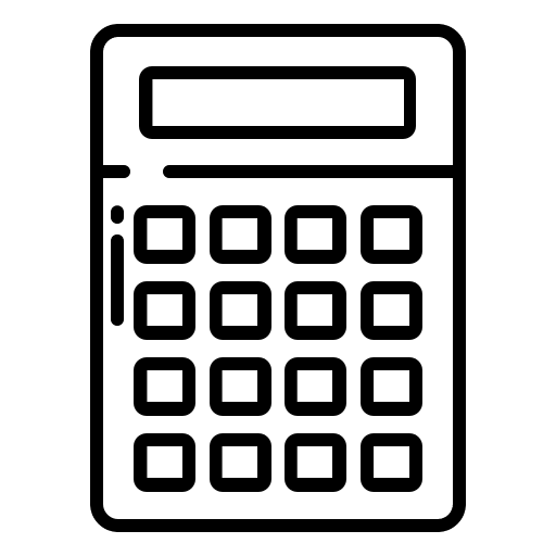 Calculator education calculator calculation icon