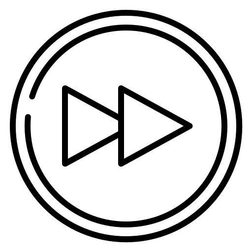 Forward advance ui skip icon