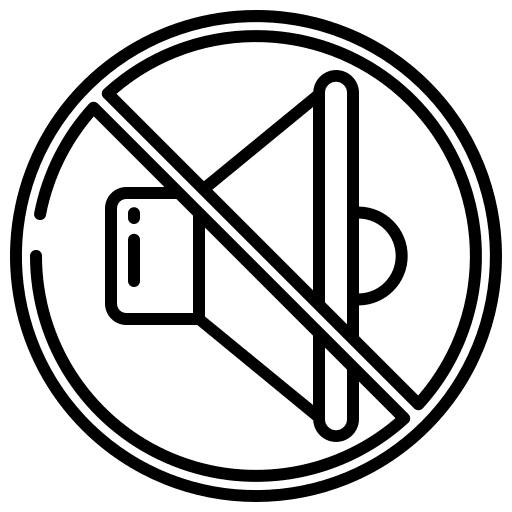 Mute silent signal ui icon