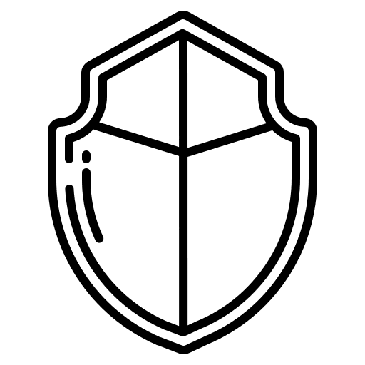 Shield protection security shield icon