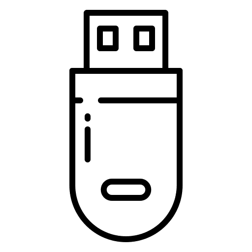 Pendrive flash disk data storage electronics icon