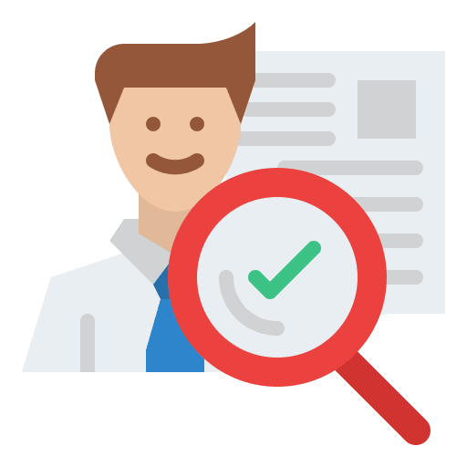 Employee team management cv hr manager icon
