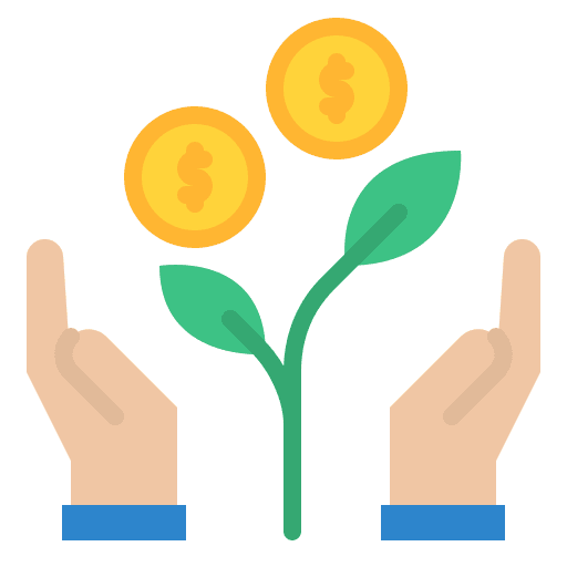 Investment business coin cash icon Investment business coin cash icon