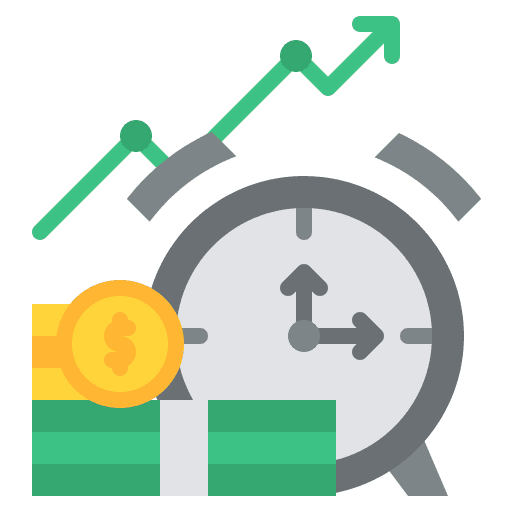 Time management time business and finance business icon Time management time business and finance business icon