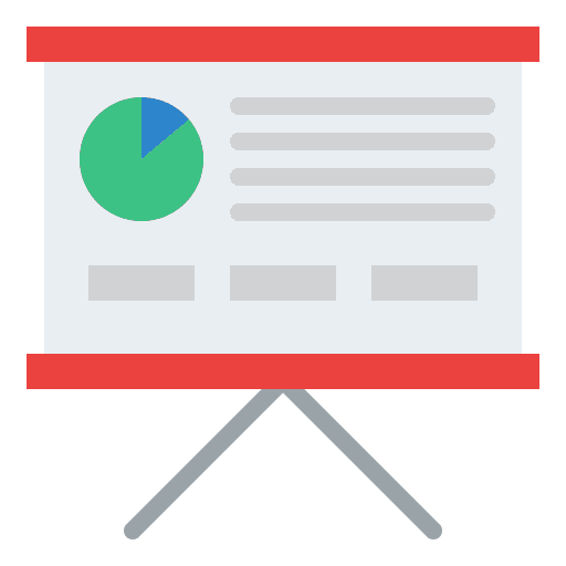 Business reporting solution stats analysis icon Business reporting solution stats analysis icon