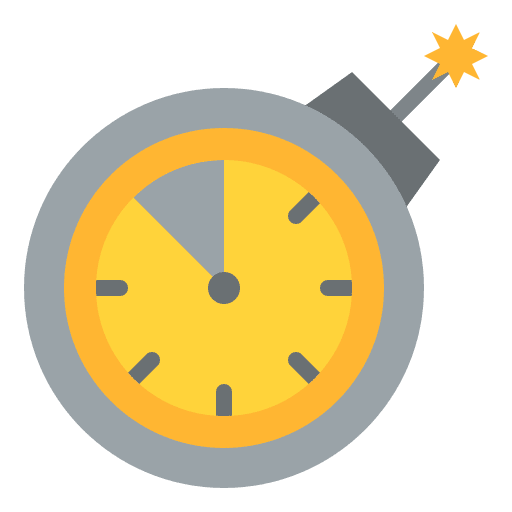 Deadline time limit time work icon Deadline time limit time work icon