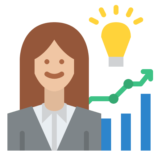 Advisor finance idea business icon Advisor finance idea business icon