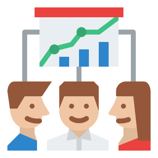 Presentation discussion discuss teamwork icon Presentation discussion discuss teamwork icon