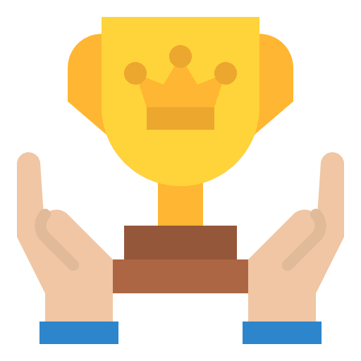 Success leaderboard trophy goal icon Success leaderboard trophy goal icon