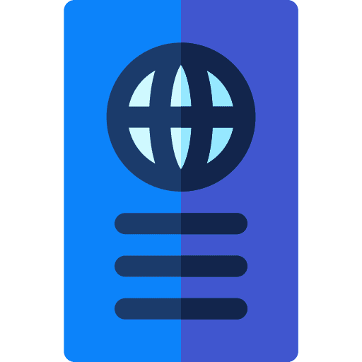 Passport passport identity identification icon Passport passport identity identification icon