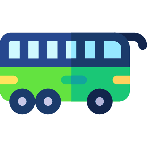 Bus transportation automobile vehicle icon Bus transportation automobile vehicle icon