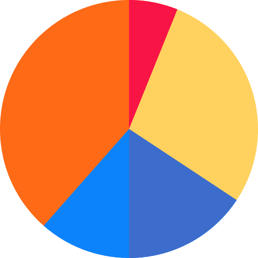 Graph graph analytics pie chart icon Graph graph analytics pie chart icon