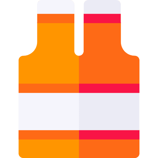 Lifejacket reflective vest safety protection icon Lifejacket reflective vest safety protection icon