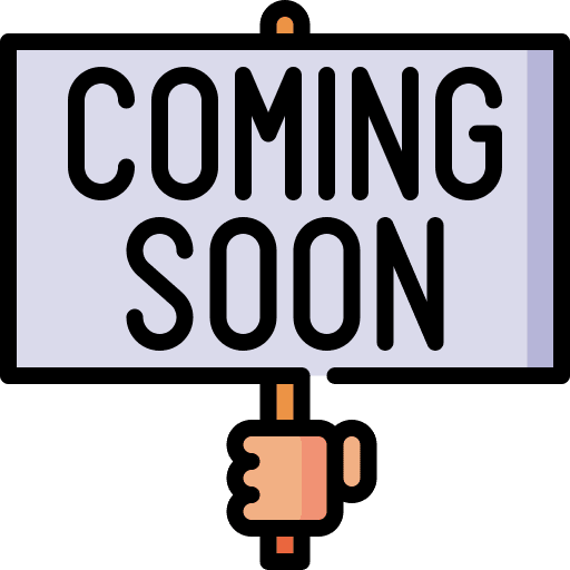 Coming soon campaign signboard progress icon