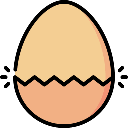 Egg food animals broken icon Egg food animals broken icon