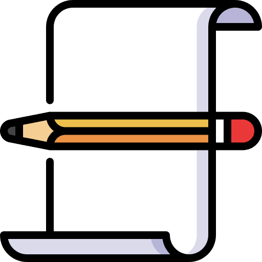 Pencil files and folders write text lines icon Pencil files and folders write text lines icon