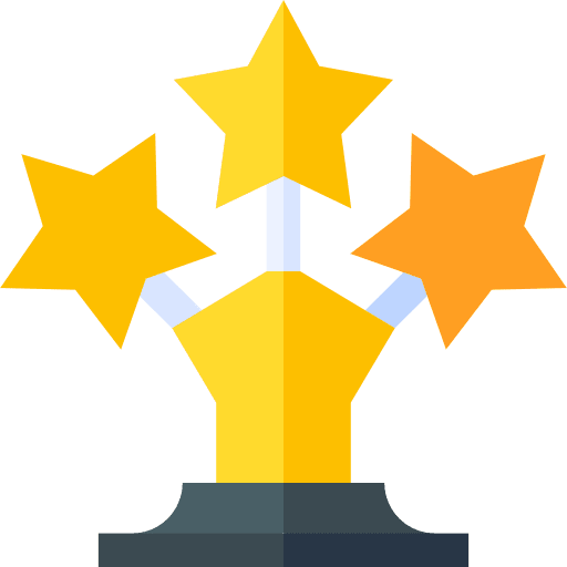 Trophy reward champion sports and competition icon