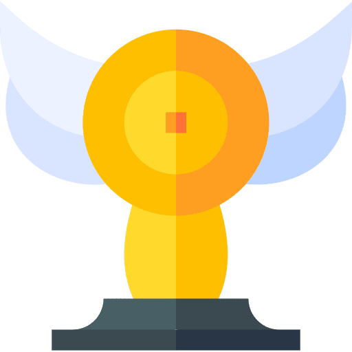 Trophy reward competition sports and competition icon