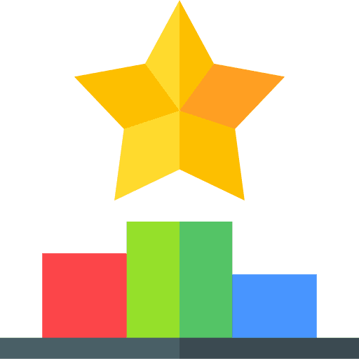 Trophy champion award winner icon