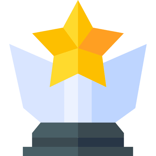 Trophy cup reward winner icon
