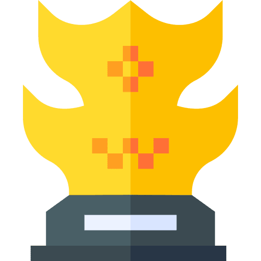 Trophy sports and competition reward award icon