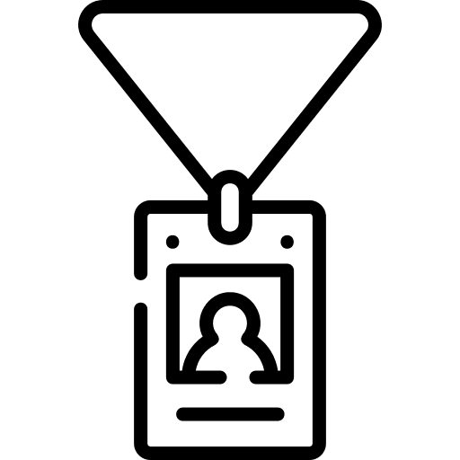 Id business and finance identification identity icon Id business and finance identification identity icon