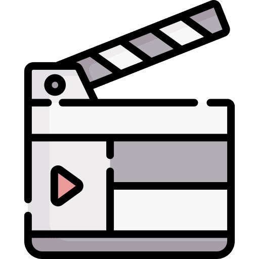 Film clapperboard film cinema clapper icon